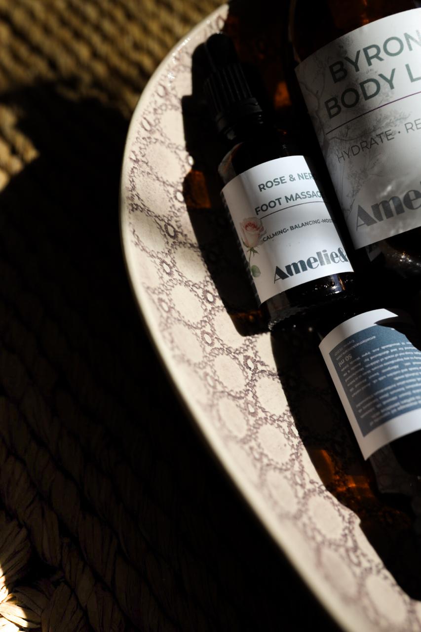 Rose and Neroli Foot Massage Oil